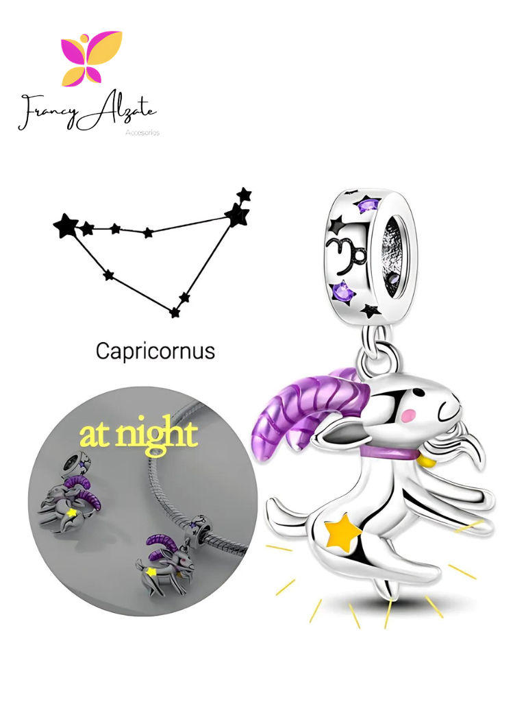 Dije pandora Zodiaco Capricornio