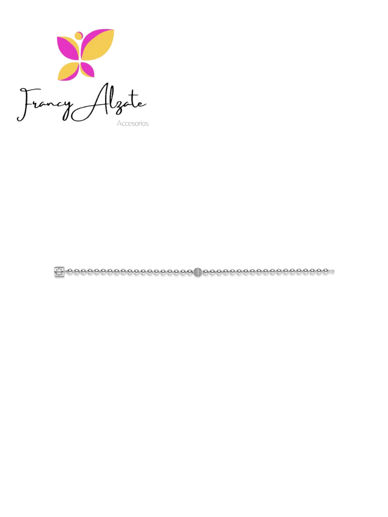 Brazalete estilo pandora con cuentas