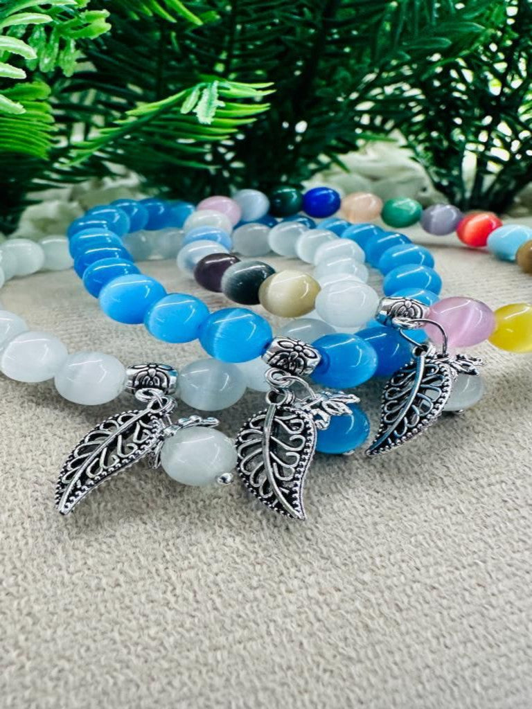 Set de pulseras de piedras naturales