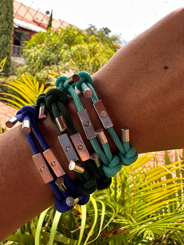 Set de pulseras magnéticas - Verde militar