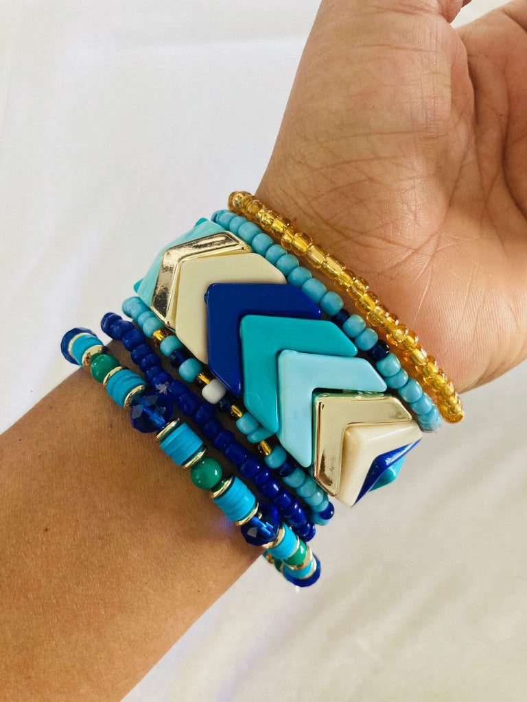 Pulseras en acrílico