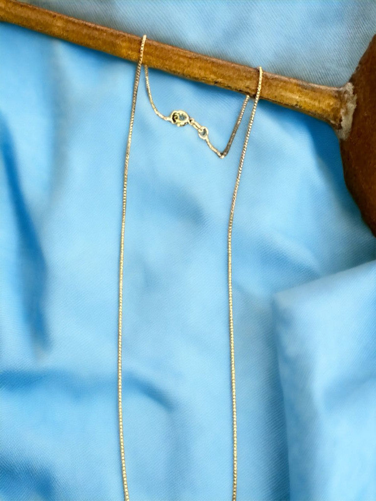 Cadena veneciana en oro laminado 18k