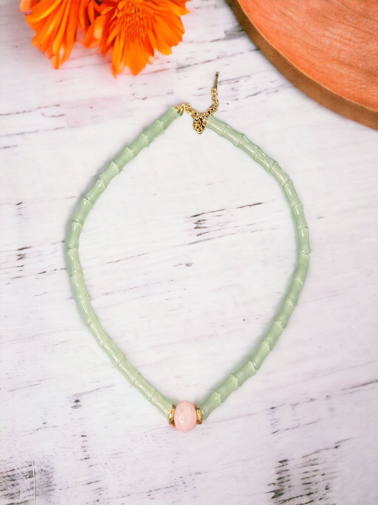 Choker de piedras naturales
