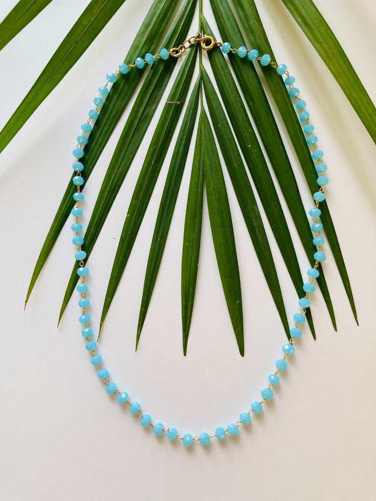 Set de choker, pulsera y aritos