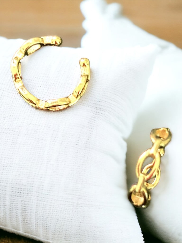 Earcuff en oro laminado 18k