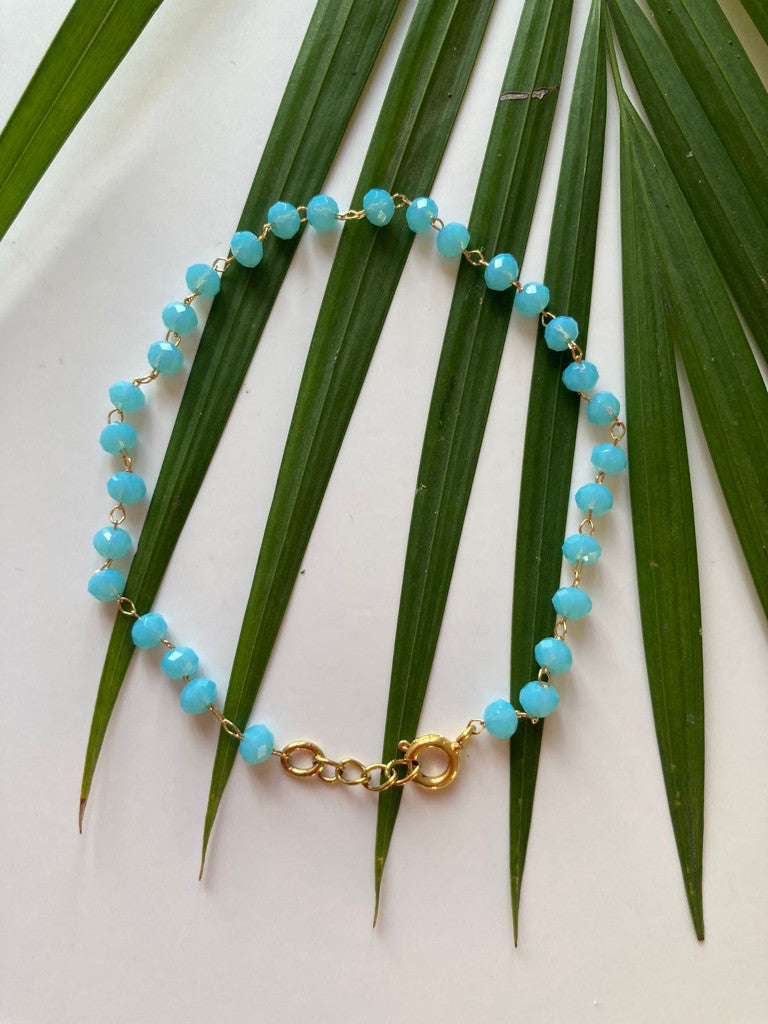 Set de choker, pulsera y aritos