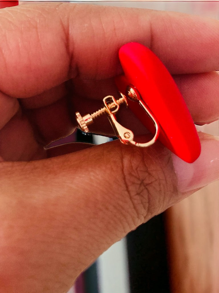 Topo corazón rojo