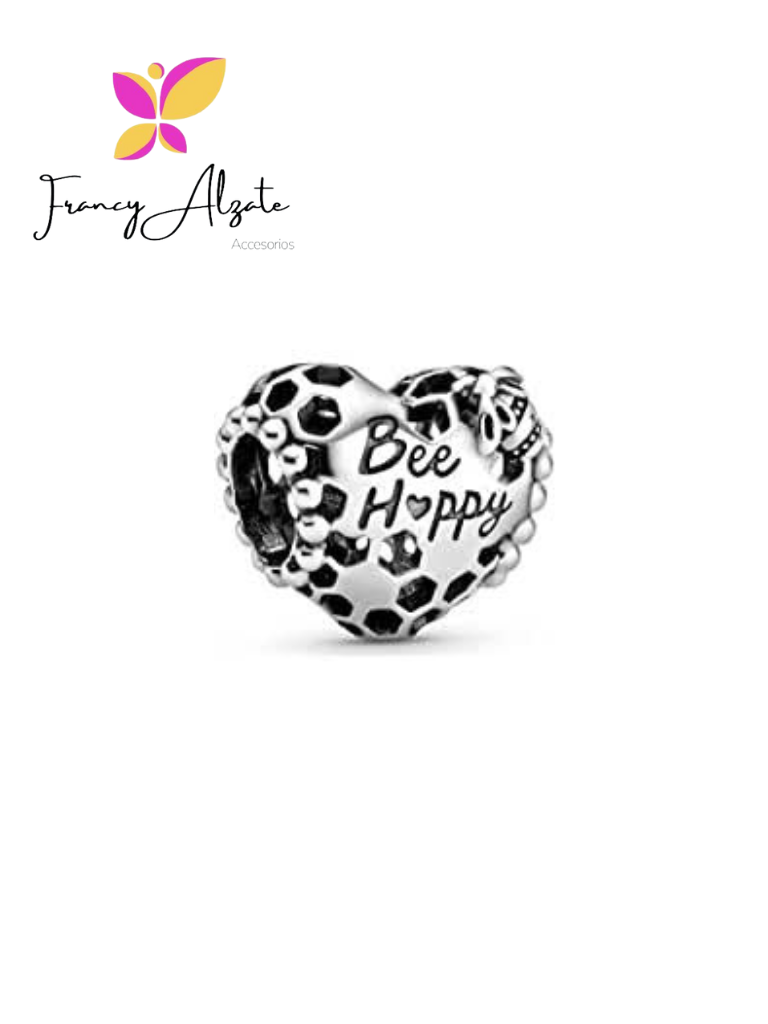 Dije pandora Corazón Be happy