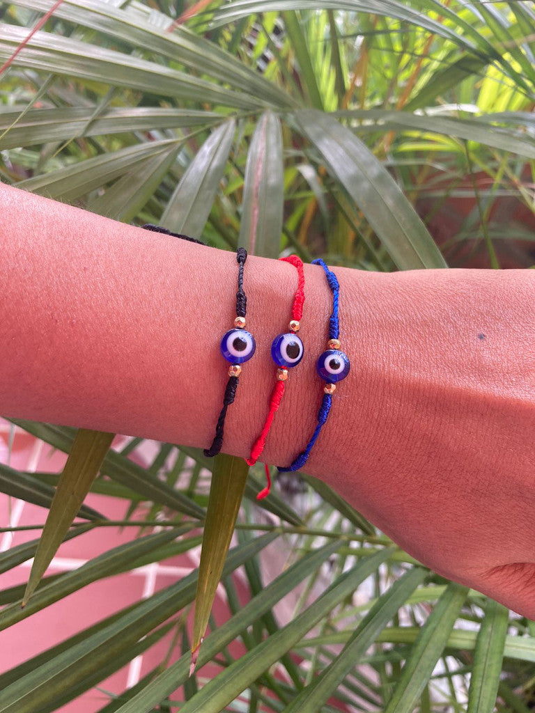 Set de pulseras de ojo turco