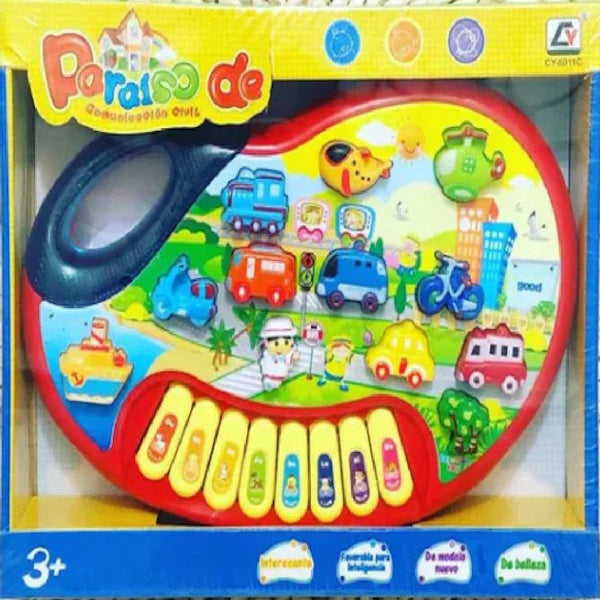 Piano con sonidos de vehículos