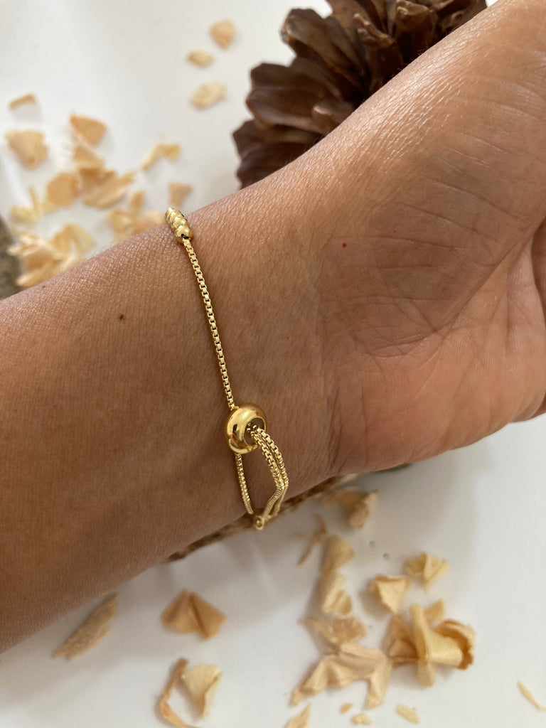 Pulsera covergold circulo piedras de colores