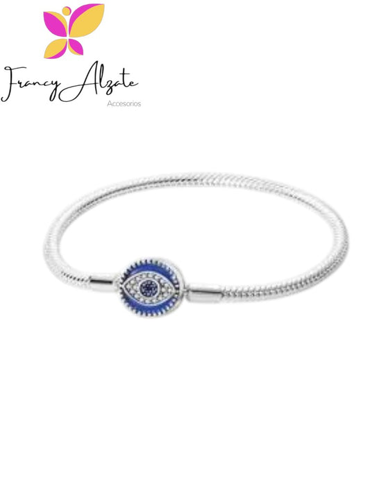 Pulsera estilo pandora ojo turco
