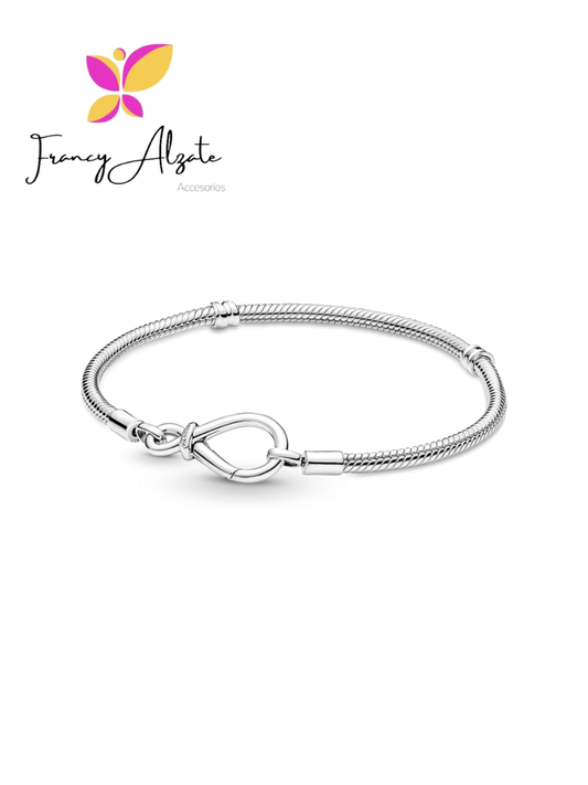 Pulsera estilo pandora infinito