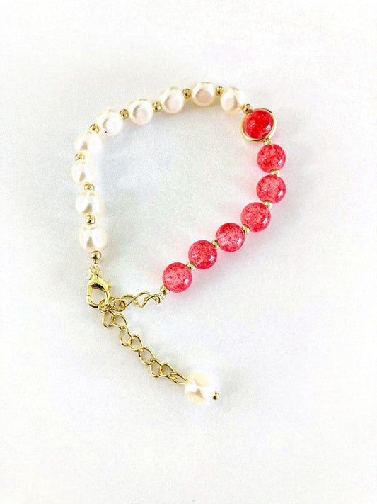 Pulsera de piedras de cristal