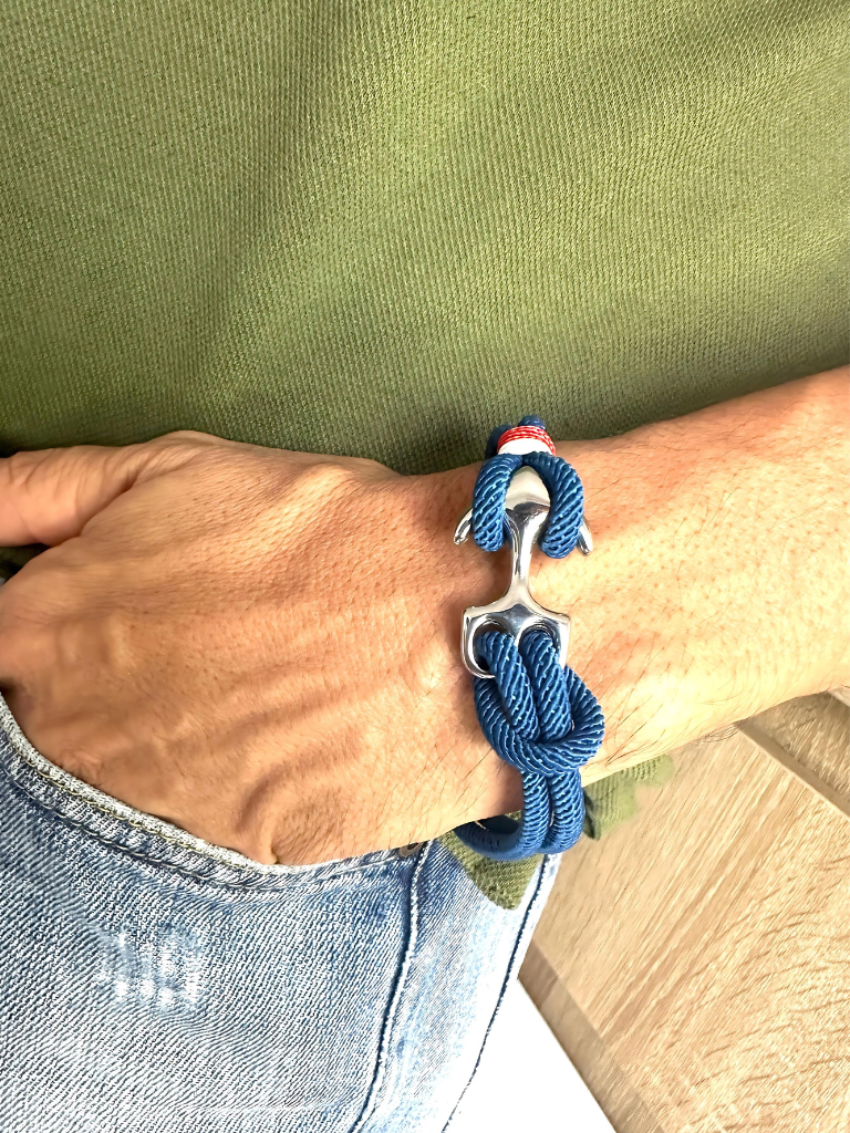 Pulsera de ancla tipo marinero