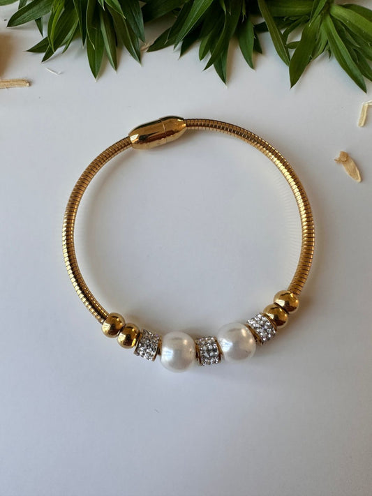 Pulsera estilo pandora en acero