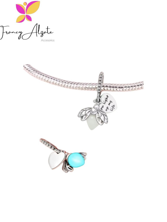 Dije pandora abejita luminosa