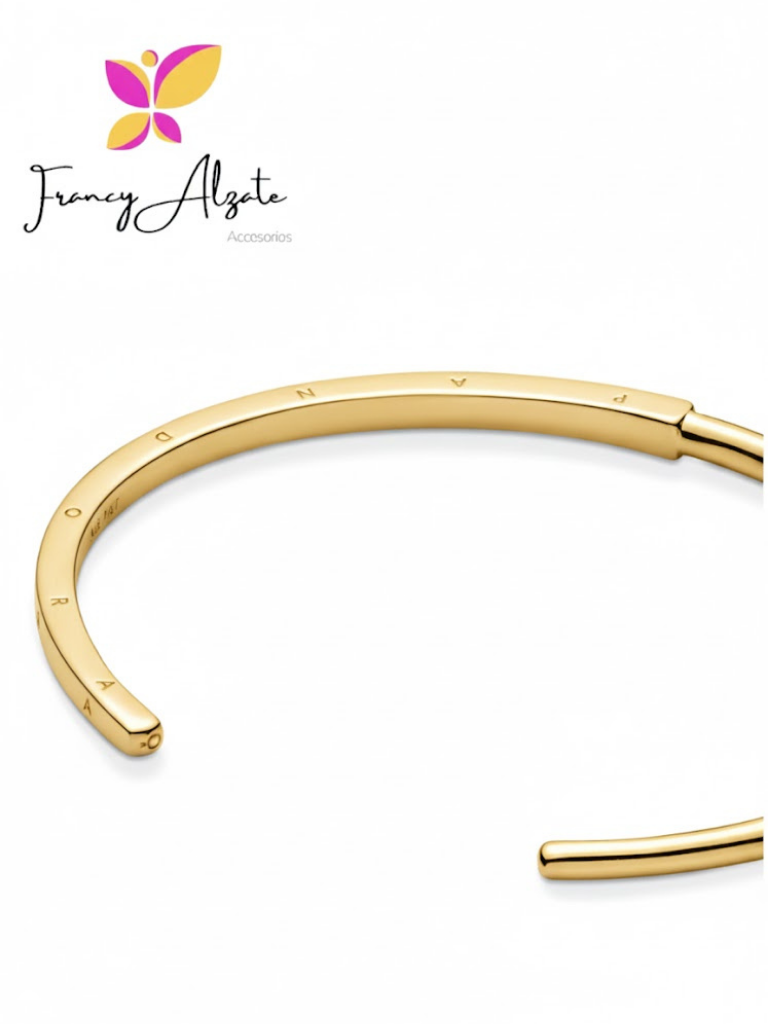 Brazalete estilo Pandora en Plata