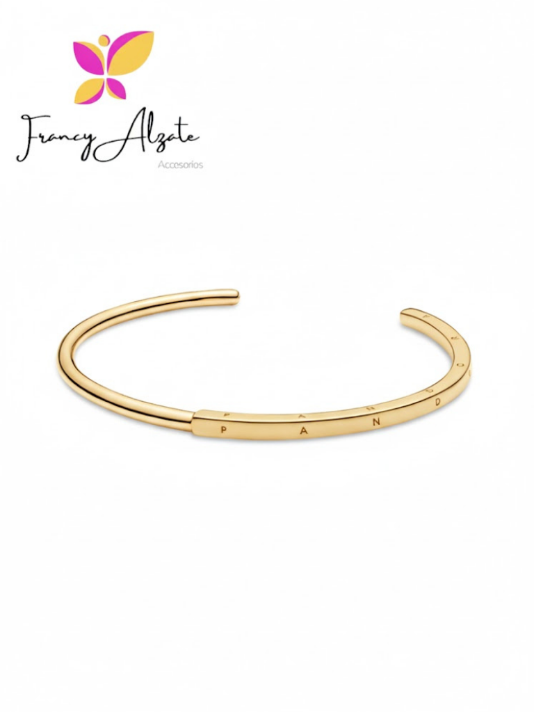 Brazalete estilo Pandora en Plata