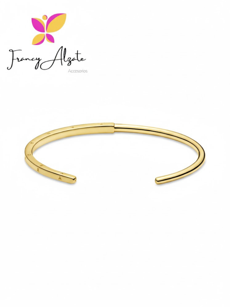 Brazalete estilo Pandora en Plata