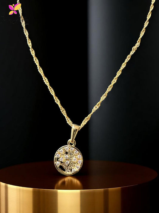 Dije árbol de la vida en oro laminado 18k