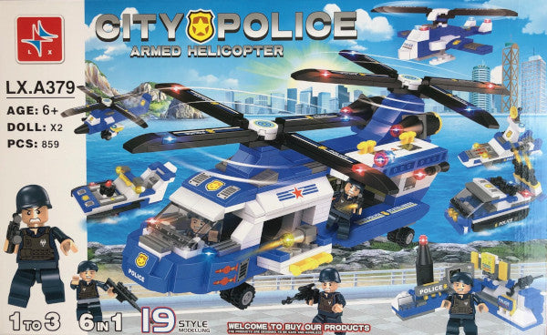 Lego Helicóptero de policía transformable